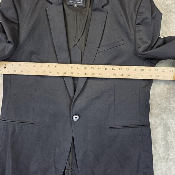 Guess Blazer Jacket Mens XL Black Single Breasted Sport Coat Notch Lapel Dressy - Picture 5 of 12